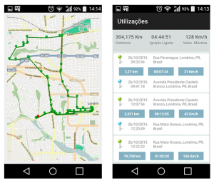 Aplicativo Maxsat Rastreamento para Android e Iphone